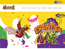 Tablet Screenshot of longbeachcrawfishfestival.com